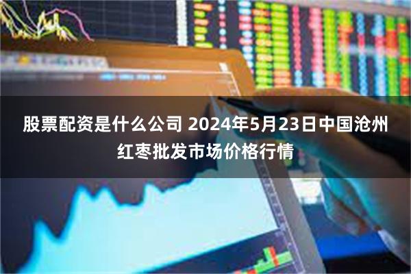 股票配资是什么公司 2024年5月23日中国沧州红枣批发市场价格行情