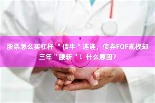 股票怎么买杠杆 ＂债牛＂连连，债券FOF规模却三年＂腰斩＂！什么原因？